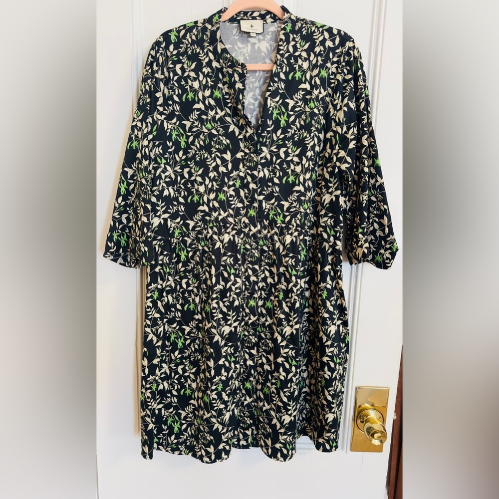 TUCKERNUCK Verdant Iris Royal Shirt DresS XL - Picture 4 of 6